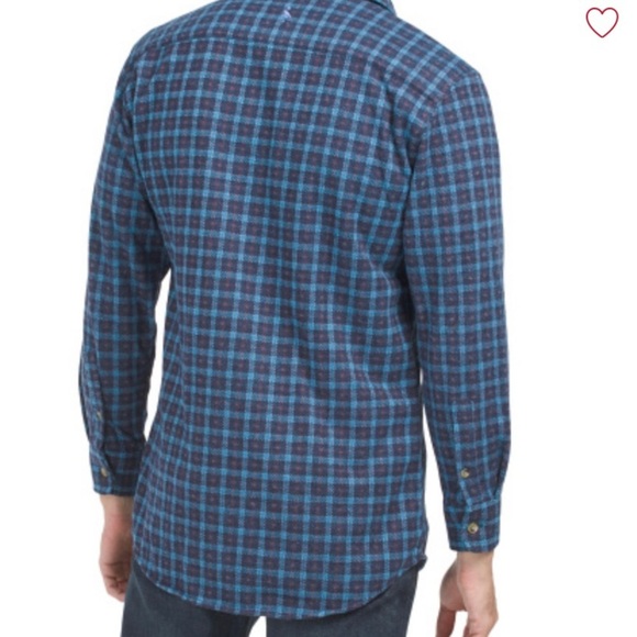 NWT Tailorbyrd Plaid Knit Sweater Shirt Men’s size Large - Picture 2 of 2